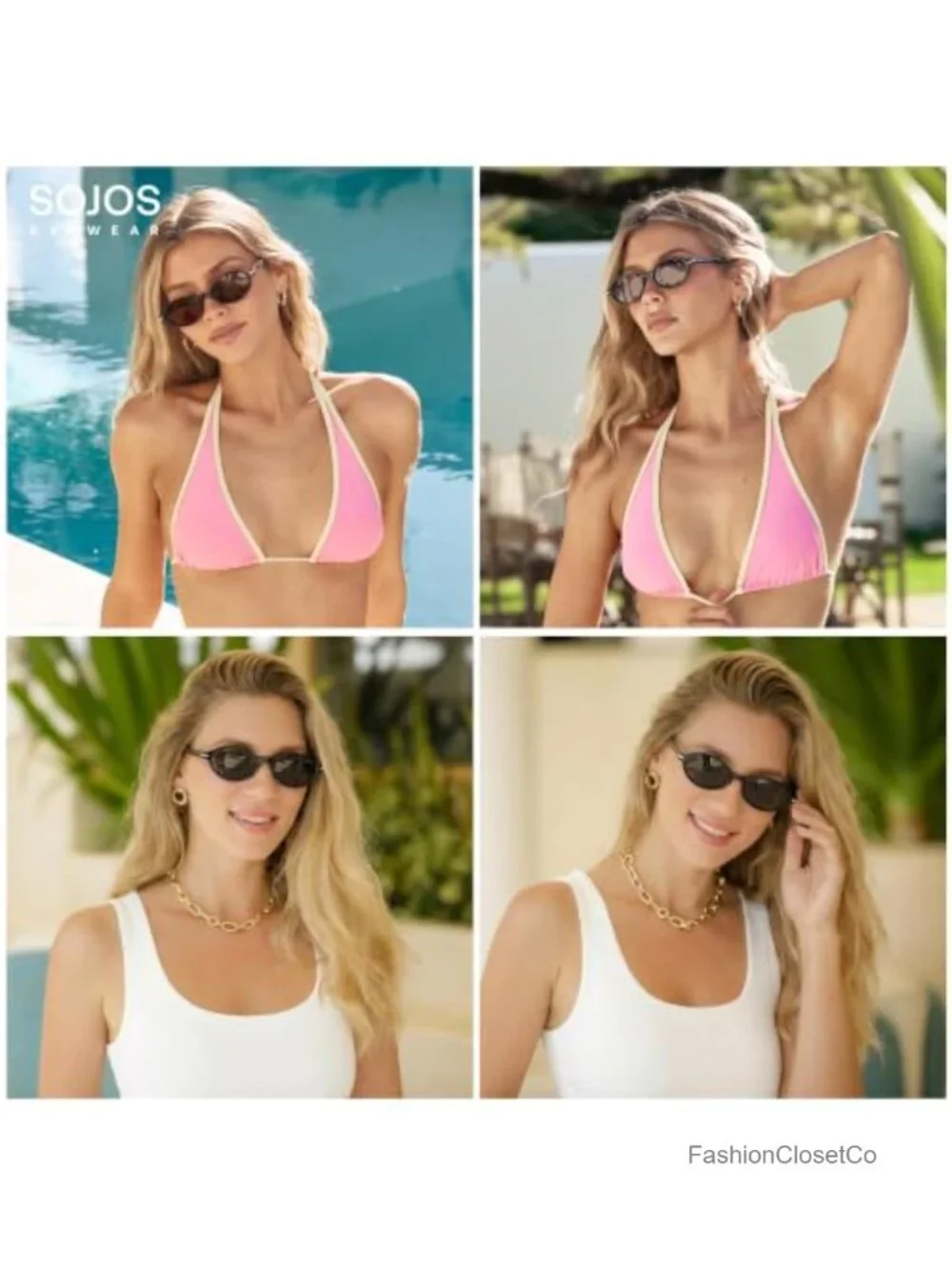 Trendy Narrow Oval Polarized Sunglasses Retro 90s Y2k Small Round